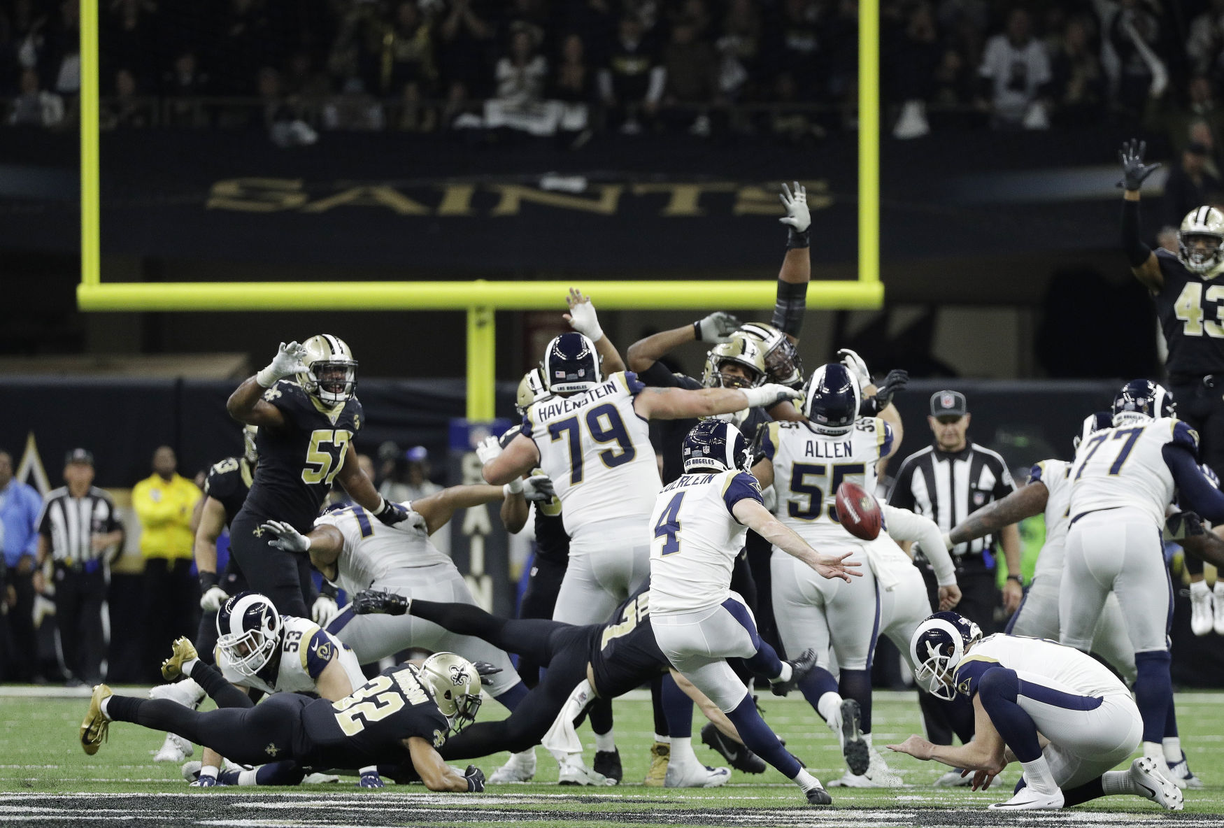 Rams Saints Football